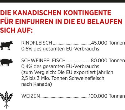 Abbildung 1 - Die kanadischen Kontingente für Einfuhren in die EU