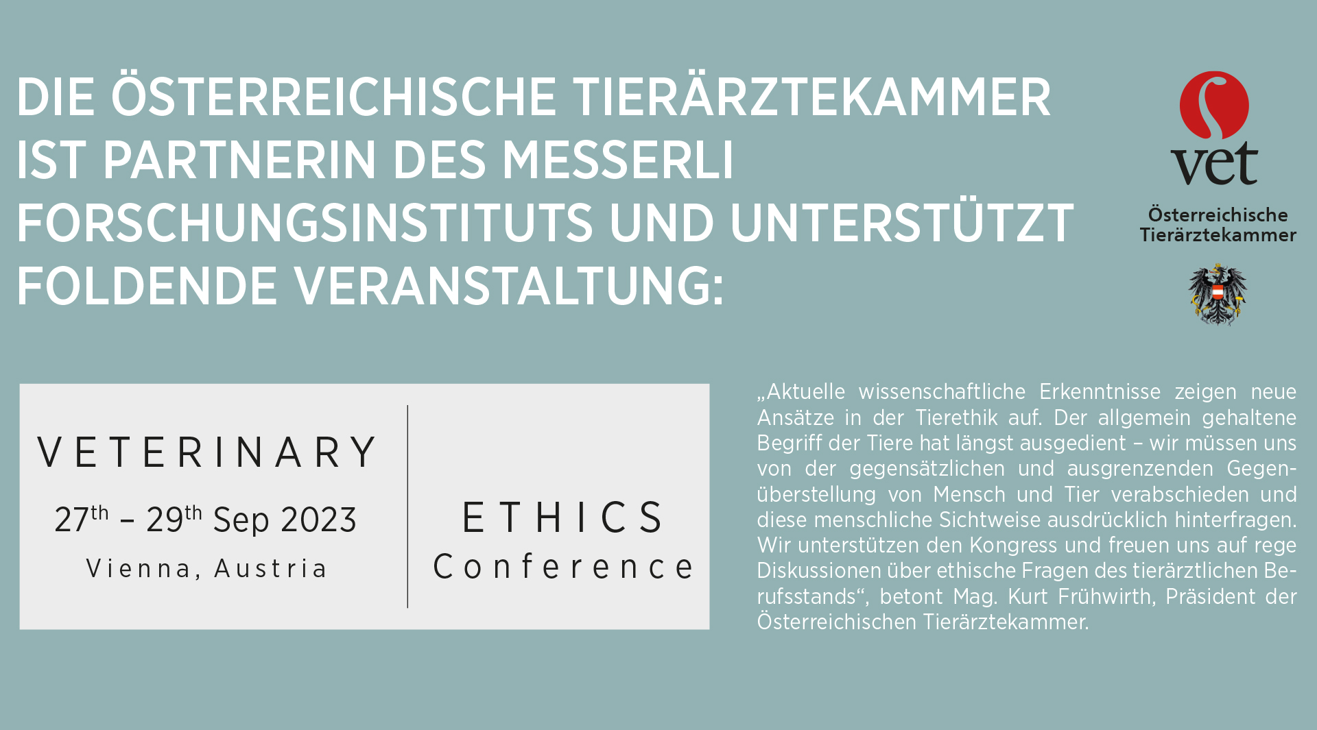 Veterinary Ethics Conference 2023